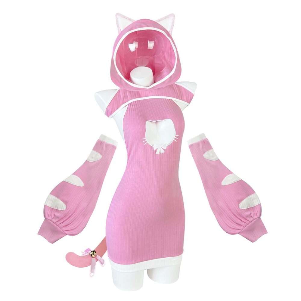 5493 Sexy Cat Maid Outfit Lingerie Set Kitten Cat Claw Cosplay Sexy Sweater